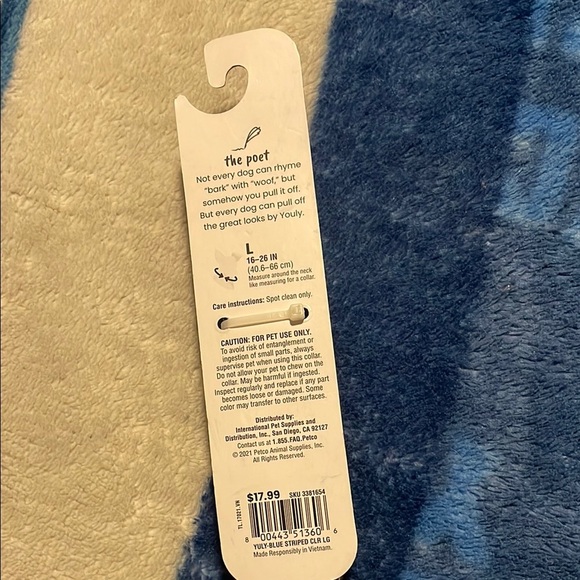 Blue Dog Collar - Picture 4 of 5